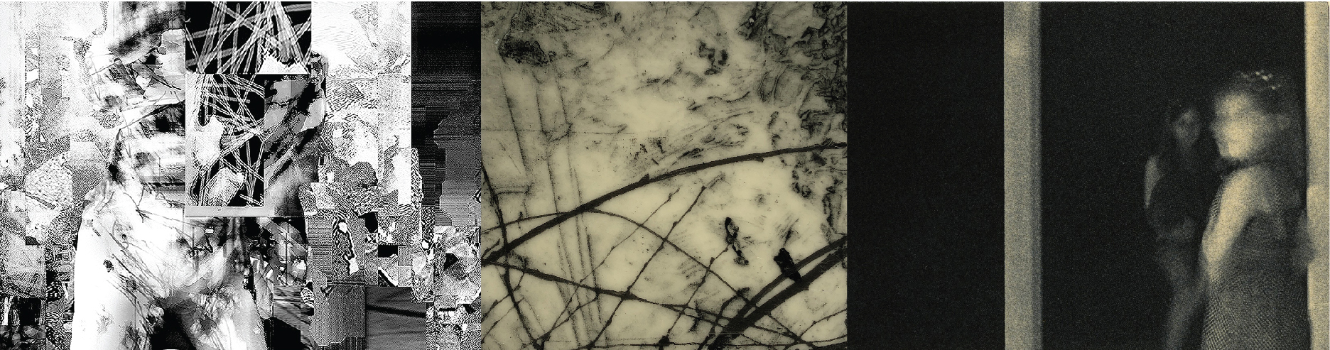 Three images together showing the 21st Mini Print Winners.