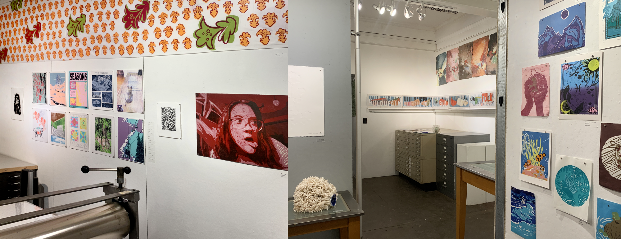 I See You Ithaca College and Cornell Printmakers installation image